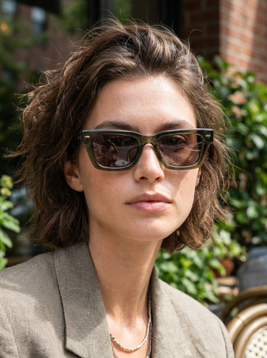 Boléro Knox — Bold Square Wayfarer Sunglasses, Glossy Black – Ma boutique